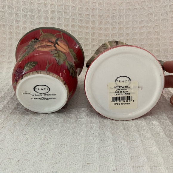 Tracy Porter Octavia Hill Collection Covered Sugar Bowl & Creamer - Picture 7 of 7